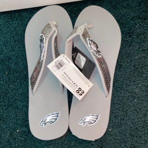 Philadelphia Eagles Flip-flops new with tags
